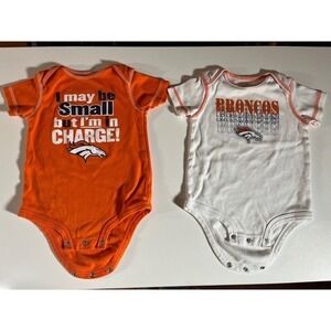 NFL Denver Broncos Baby‎ 12M Orange White "In Charge" Team Apparel